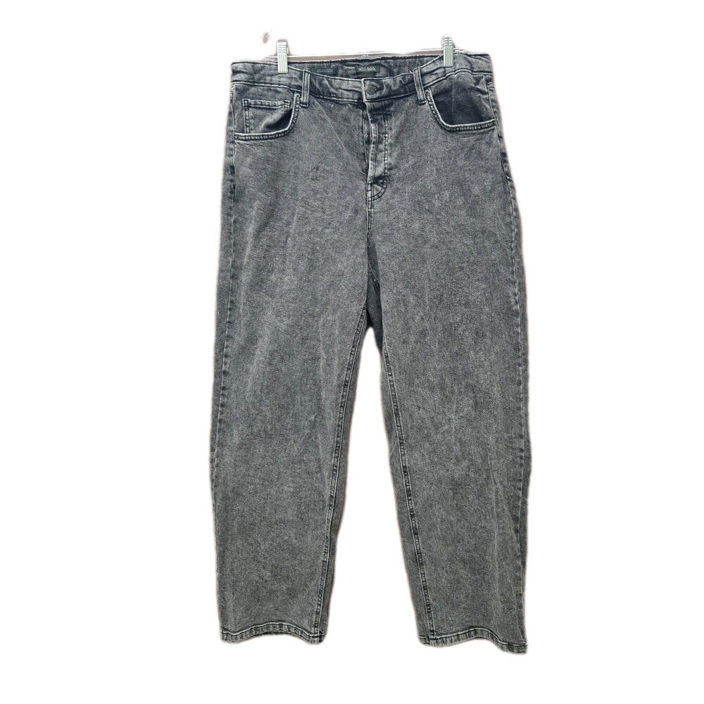 Women's Super-High Rise Straight Jeans Wild Fable Black Wash 17 Button-Fly